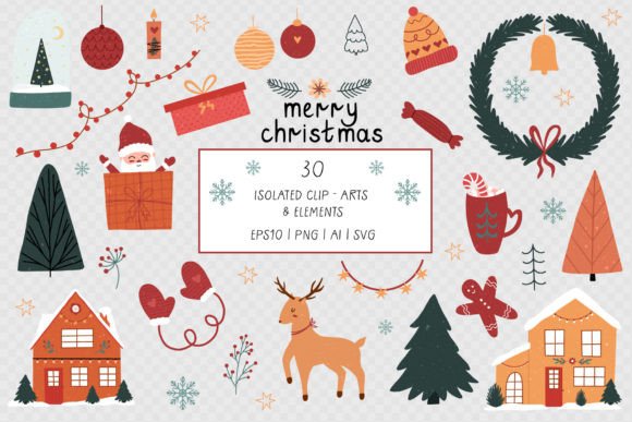 Download Traditional Christmas Elements - Traditional christmas Collection