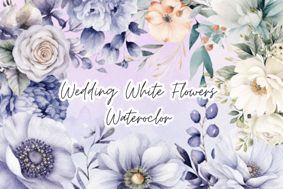 Download Wedding White Watercolor Clipart PNG - Premium Resources