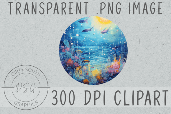 Download Ocean Marine Life Watercolor - Premium Bundle
